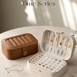 The Aura Box Velvet-Lined Jewelry Case with Secure Lock