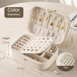 The Aura Box Velvet-Lined Jewelry Case with Secure Lock