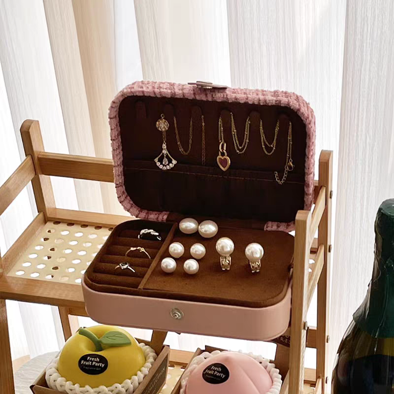 The Aura Box Velvet-Lined Jewelry Case with Secure Lock