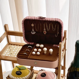 The Aura Box Velvet-Lined Jewelry Case with Secure Lock