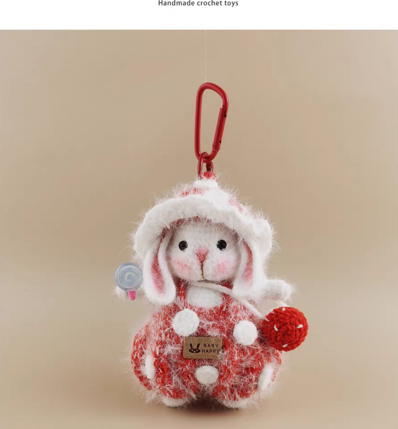 Premium Accessory Handcrafted Adorable Rabbit Bag Charm