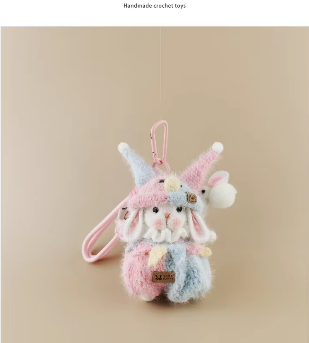 Premium Accessory Handcrafted Adorable Rabbit Bag Charm