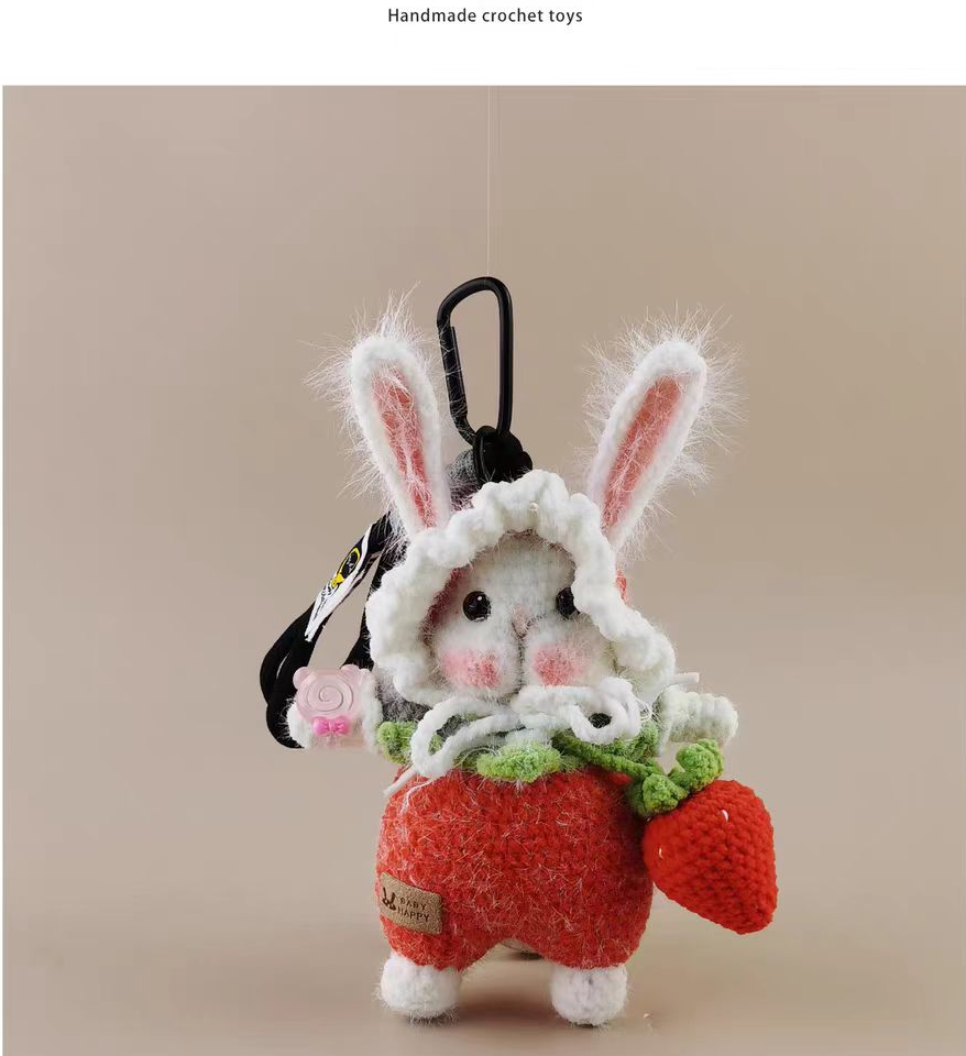 Premium Accessory Handcrafted Adorable Rabbit Bag Charm