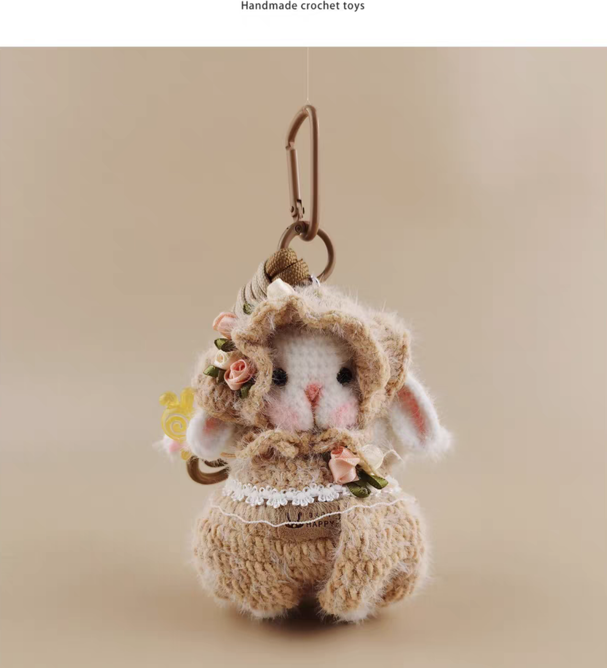 Premium Accessory Handcrafted Adorable Rabbit Bag Charm