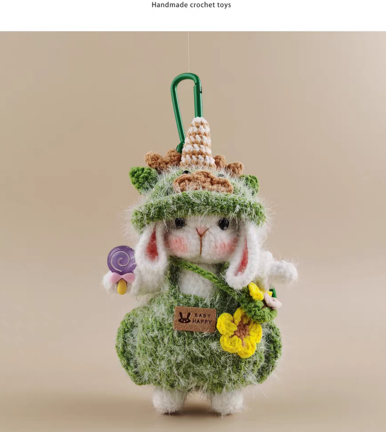 Premium Accessory Handcrafted Adorable Rabbit Bag Charm