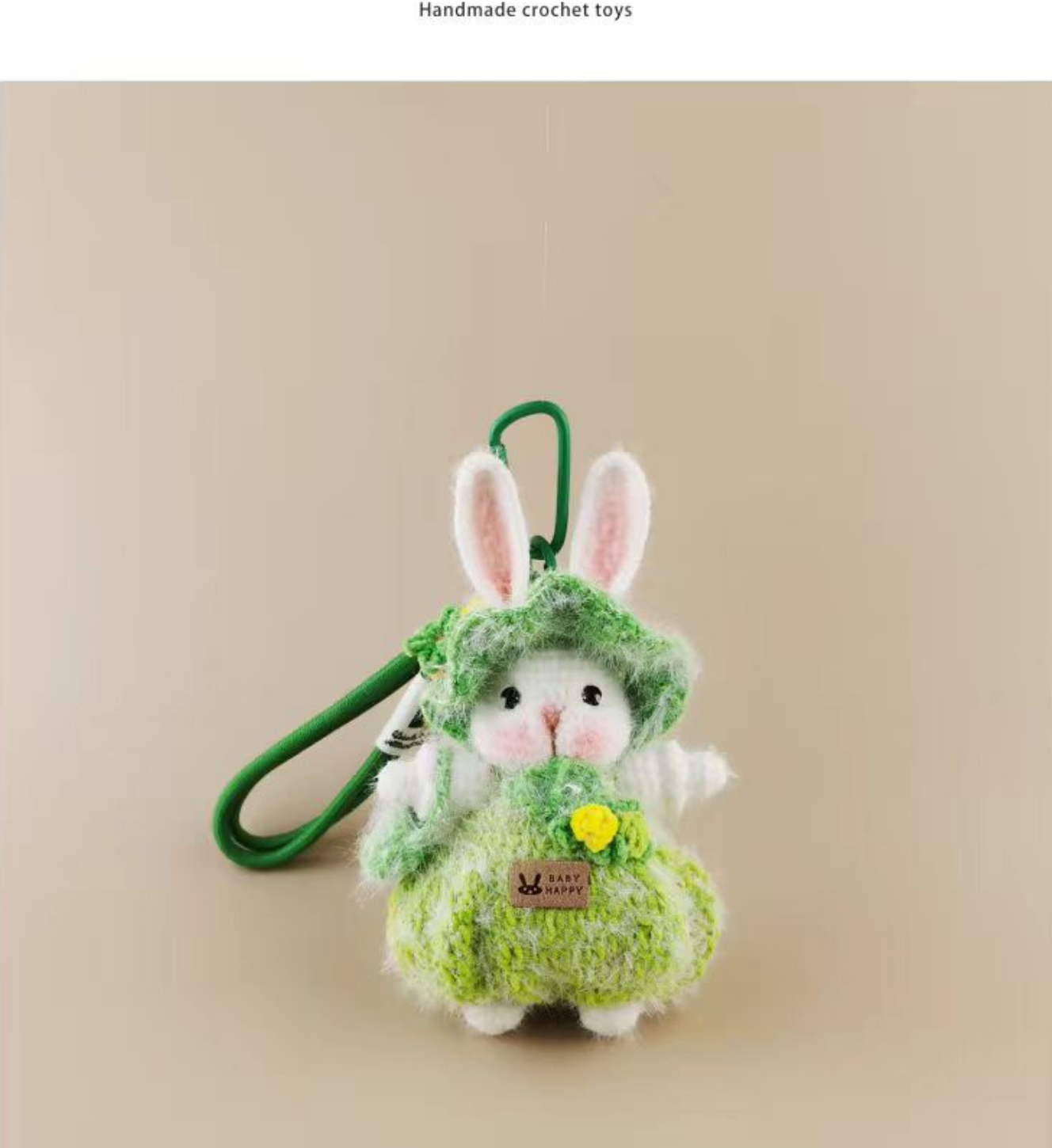 Premium Accessory Handcrafted Adorable Rabbit Bag Charm