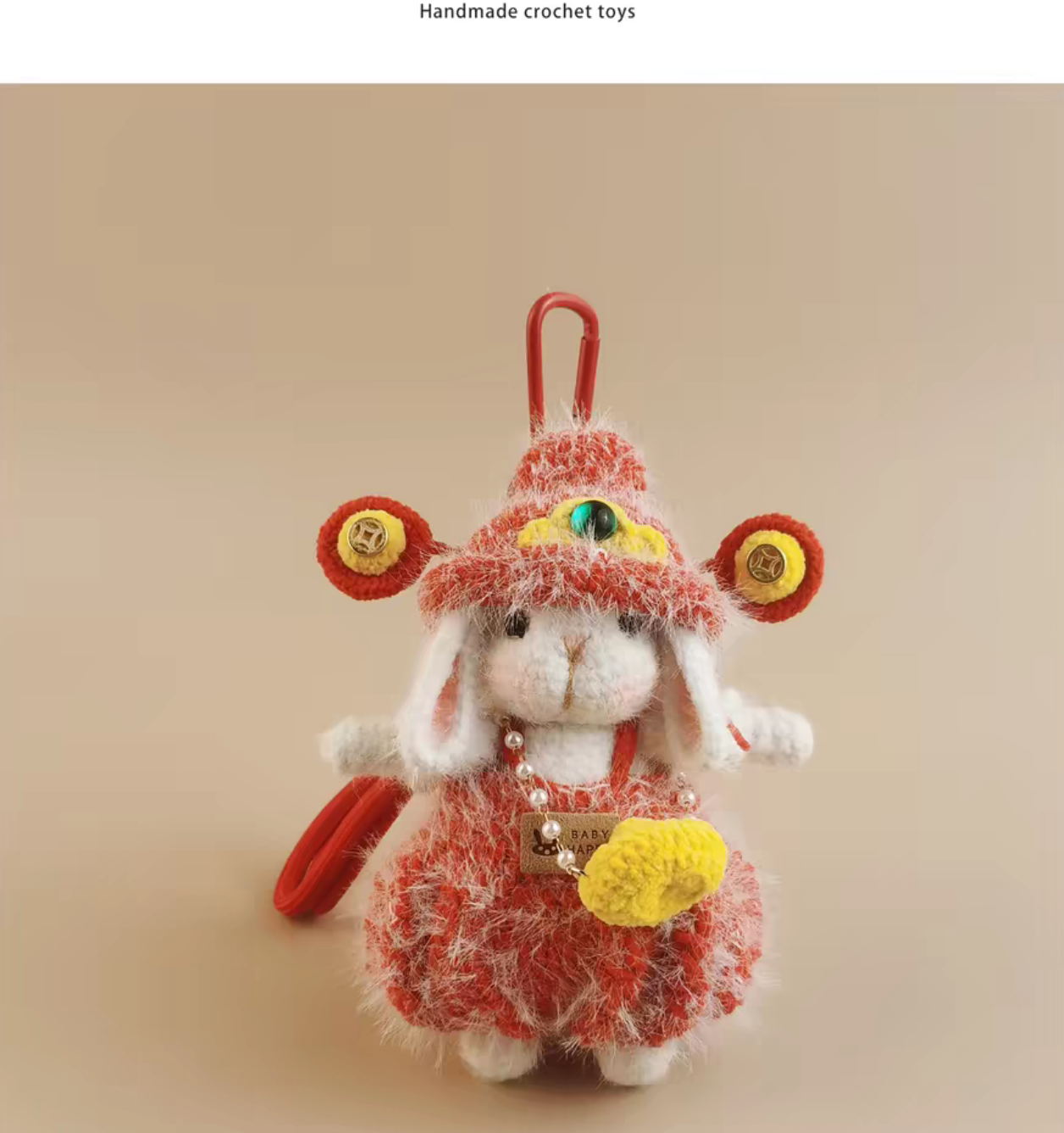 Premium Accessory Handcrafted Adorable Rabbit Bag Charm
