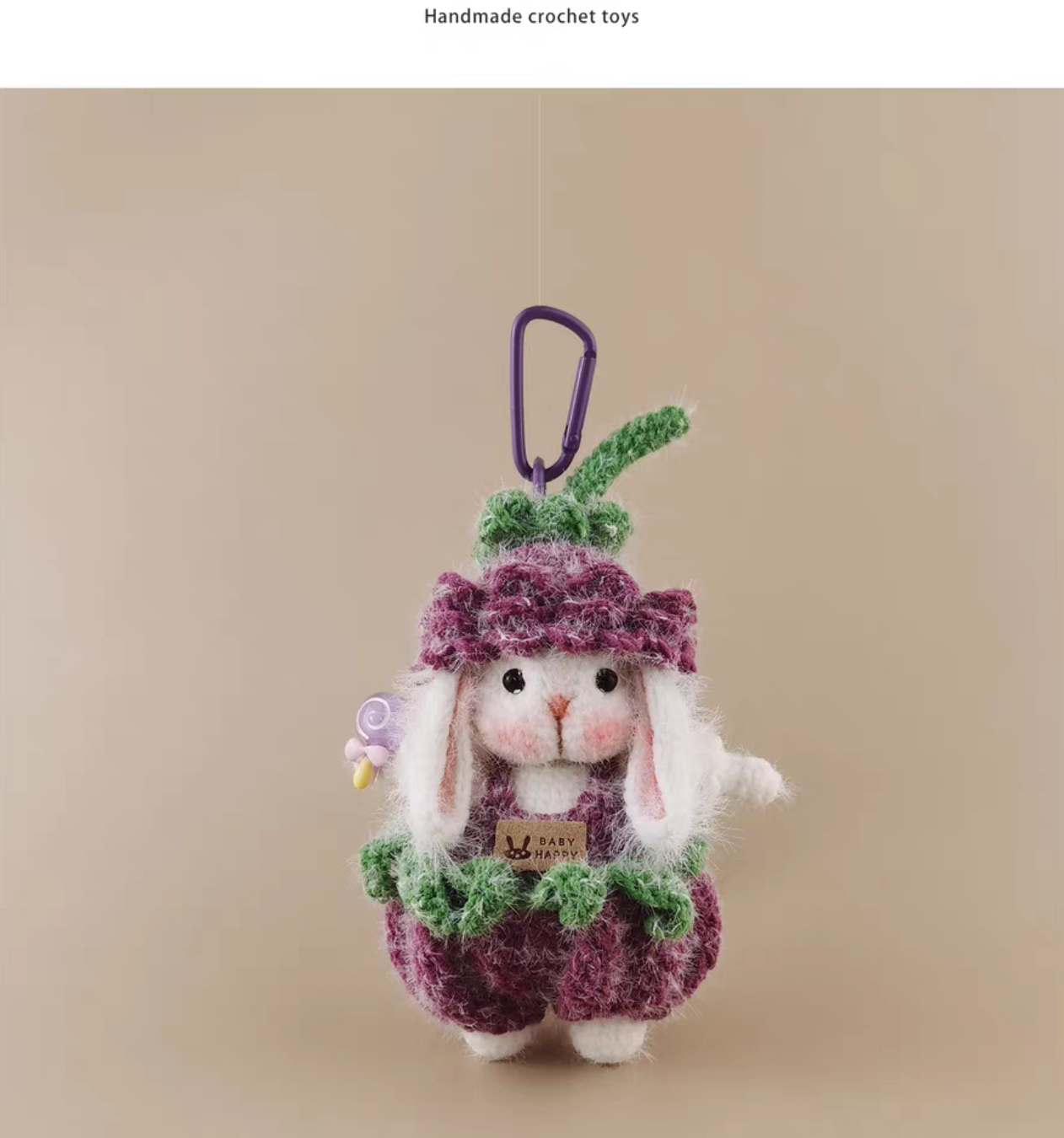 Premium Accessory Handcrafted Adorable Rabbit Bag Charm