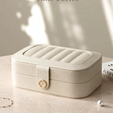 The Aura Box Velvet-Lined Jewelry Case with Secure Lock